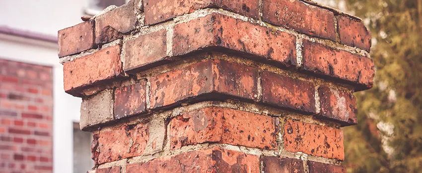 Cracked Chimney Bricks Repair Cost in Olathe, Kansas