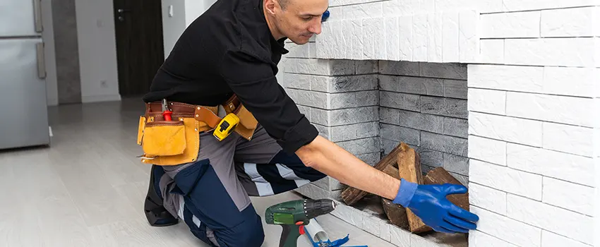 Fireplace Damaged Damper Frame Repair Services in Olathe, Kansas